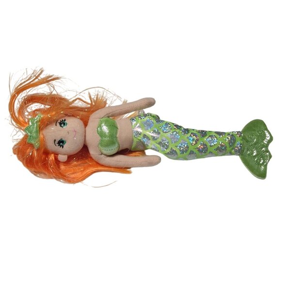 Aurora World Sea Shimmers Amber The Mermaid 10 inch Plush Stuffed Animal Toy - Picture 2 of 5